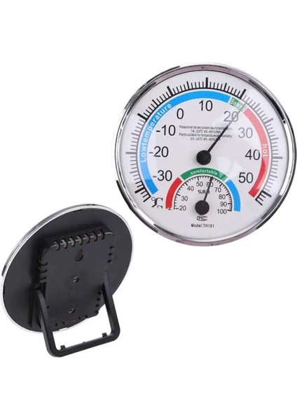 Sıcaklık Nem Ölçer Higrometre Termometre 2ın1 Nikelajlı Tasarım Asılabilir Veya Masa Üstü fiyatları