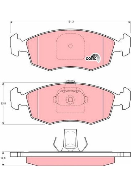 GDB1383 Ön Balata Palıo Weekend 96 >albea 01 >doblo 00 > 9949125-77362180-WVA20907
