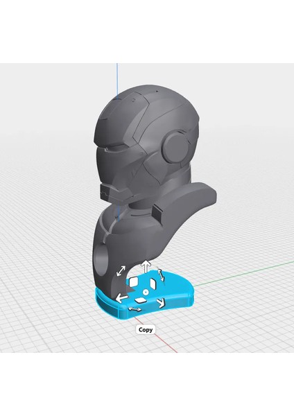 CRAFTSY3D Iron Man Büst – 3D Baskı Dekoratif Koleksiyon Heykeli fiyatları