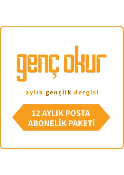 Genç Okur Aylık Gençlik Dergisi - 12 aylık posta aboneliği