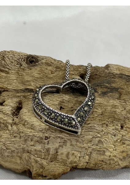 Gümüş Markazit Taşlı Kadın Kolye fiyatları