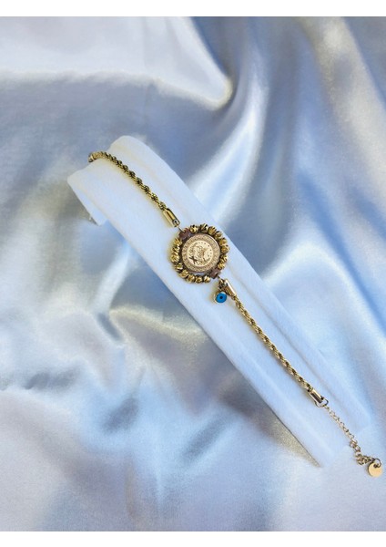 Dorikataşlı Burgu Zincir Çelik Bileklik fırsatları