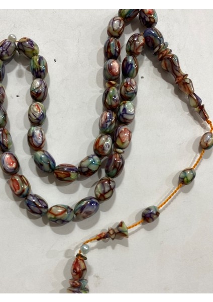 Kehribar Renkli Usta Işi Tespih fiyatları