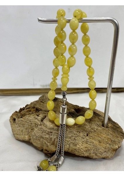 Damla Kehribar Usta Işi Tespih