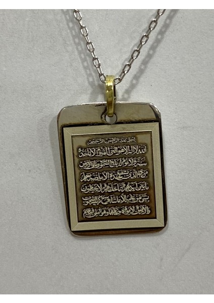 Gümüş Ayetelkursi Dua Kadın Kolyesi fiyatları