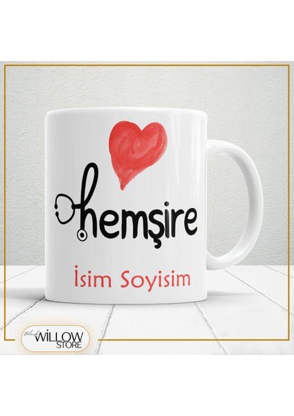 Hemşire 2 Temalı Porselen Kupa Bardak,hediyelik,yüksek Kalite,meslekler Temalı