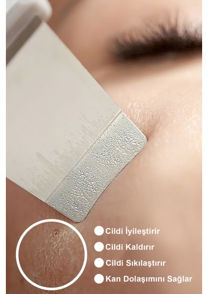 Ultrasonik Yüz Temizleme Cihazı Scrubber | Siyah Nokta Akne Peeling Lifting Nemlendirme Aleti indirimleri