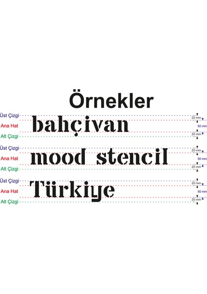 Stencil Harf Boyama Şablonu X065 indirimleri