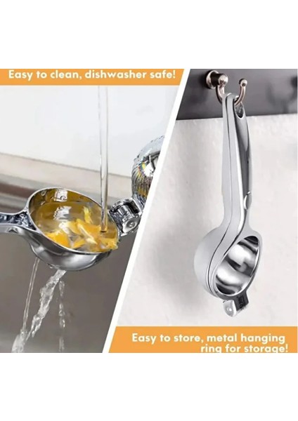 Paslanmaz Çelik Limon Sıkacağı | Narenciye Sıkacağı Büyük Boy | Mutfak Gereçleri