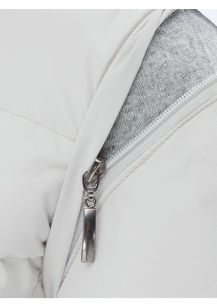 Taş Regular Fit Casual Dokuma Mont