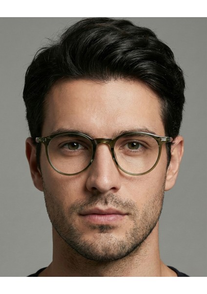 Darcy Yeşil Yuvarlak Gözlük | Mavi Işık Filtreli, Blue Blocked, Ekran Gözlüğü | Kadın Erkek Unisex modelleri