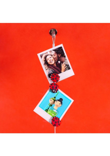 Fotoğraf Askı Kablosu ve Mıknatıslar - Magnetic Cable Uğur Böceği fiyatları