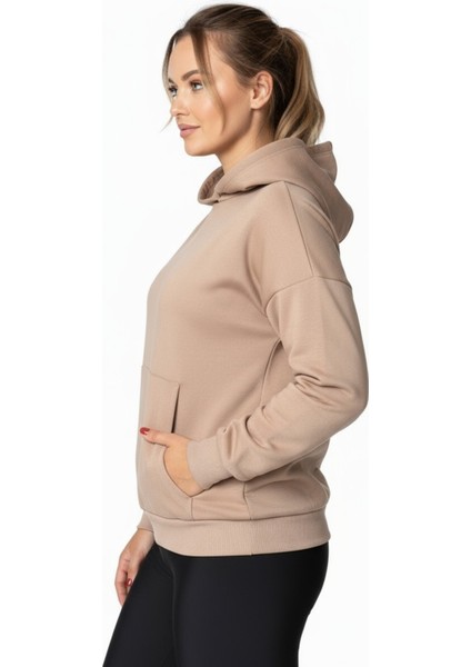 Oversize Kanguru Cepli Kapüşonlu Sweatshirt fiyatları