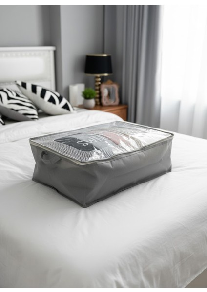 Şeffaf Sweet Home Baskılı Lavanta Kokulu [2 Adet] 64X44X20 Kalın Kumaş indirimleri