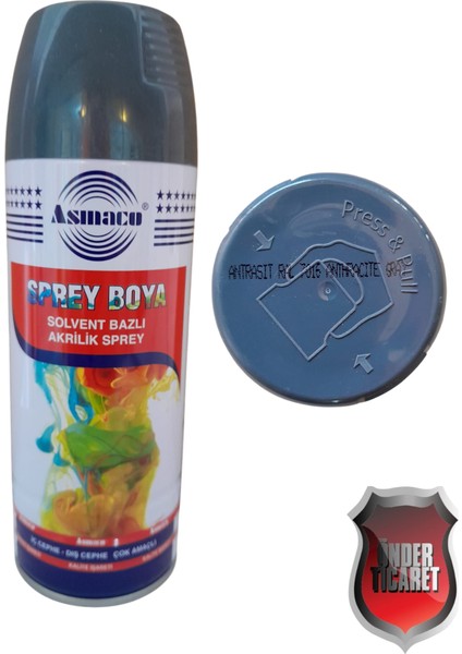 Akrilik Sprey Boya 400 ml - Metal, Ahşap, Plastik, Seramik, Cam, Oto Yüzeylere Uygun Renkler