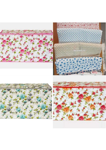 Desenli Yastık Hurcu Kalın Tela Kumaş Karısık Renk