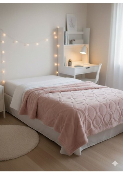 Taç Kalın Kabartmalı Tek Kişilik Battaniye fiyatları