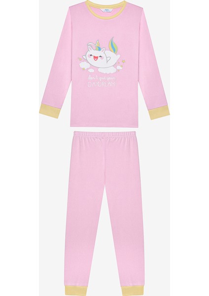 Kız Çocuk Daydream Termal Çok Renkli Pijama Takımı