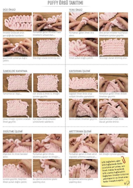 ( 5 Adet ) Puffy El Örgü Ipliği 5'li Paket - 56 Kırmızı - 100 Gr. 9 Mt. Parmak Örgü Ipi fiyatları