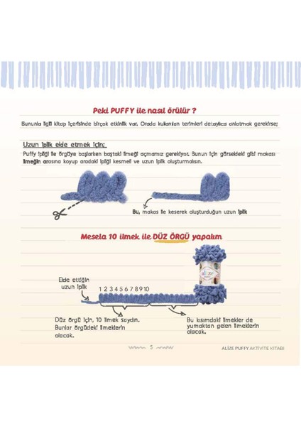 ( 5 Adet ) Puffy El Örgü Ipliği 5'li Paket - 56 Kırmızı - 100 Gr. 9 Mt. Parmak Örgü Ipi