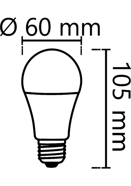 YL95-9011 9W LED Ampul 6500K Beyaz Işık E27 Duy – 810 Lümen IP20 220V modelleri