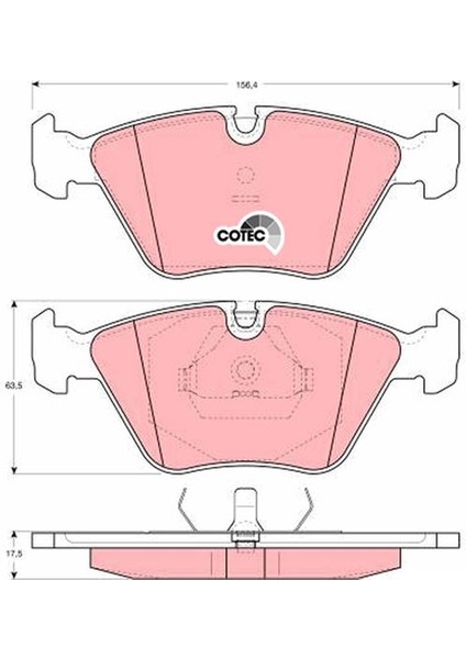 GDB1064 Ön Balata Jaguar XJ12 6.0-6 3.2 24V-6 4.0-Xj8 3.2-4.0 97-03 -Xjs 4.0-5.3-6.0-Xk8 4.0 96 > GDB916 JLM1829-MJE2001AA-JLM1829-JLM20702