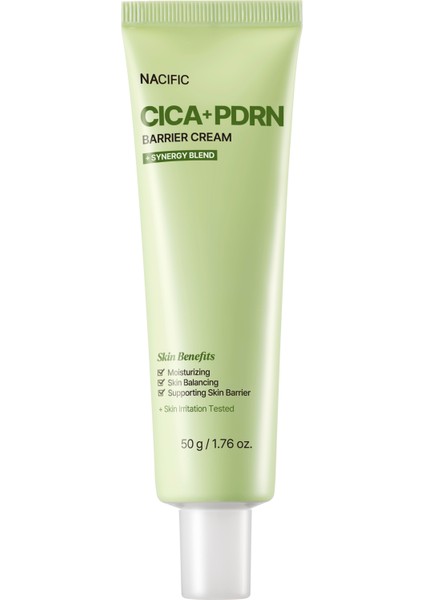 NACIFIC Cica PDRN Barrier Cream 50g , Cilt Bariyeri Onarımı + Nemlendirici , HassasCiltler İçin modelleri