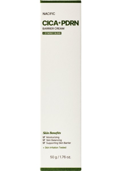 NACIFIC Cica PDRN Barrier Cream 50g , Cilt Bariyeri Onarımı + Nemlendirici , HassasCiltler İçin fırsatları