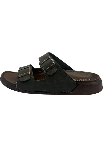 Deri Çift Bant Anatomik Erkek Terlik fırsatları