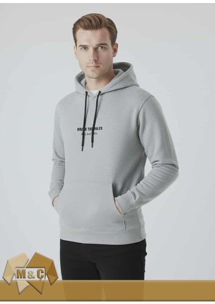 Özel Tasarım 3 Iplik Şardonlu Sweatshirt Kışlık Kalın Unisex Hoodıe