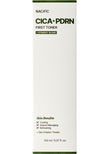 NACIFIC Cica PDRN First Toner 150 ml , Cilt Bariyeri Güçlendirme + Nemlendirici Tonik fırsatları
