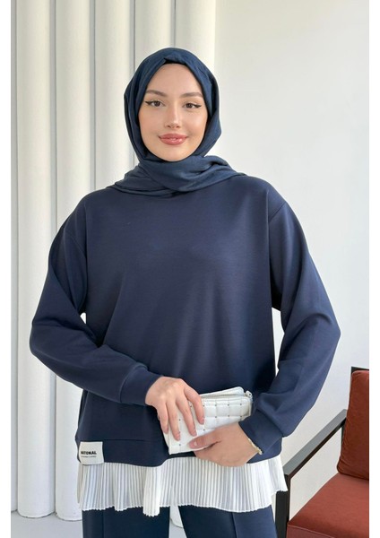 Altı Piliseli Pantolonlu Tesettür Takım modelleri