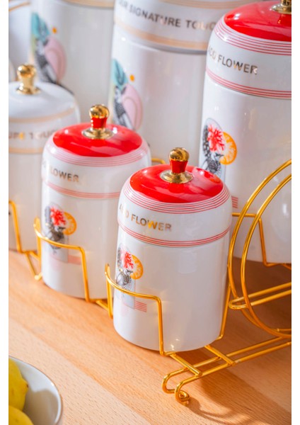 Parrot 7 Li Porselen Baharatlık Takımı modelleri