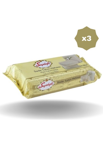 Seyıdoglu Sade Helva Tahın 1 kg - (3 Adet)