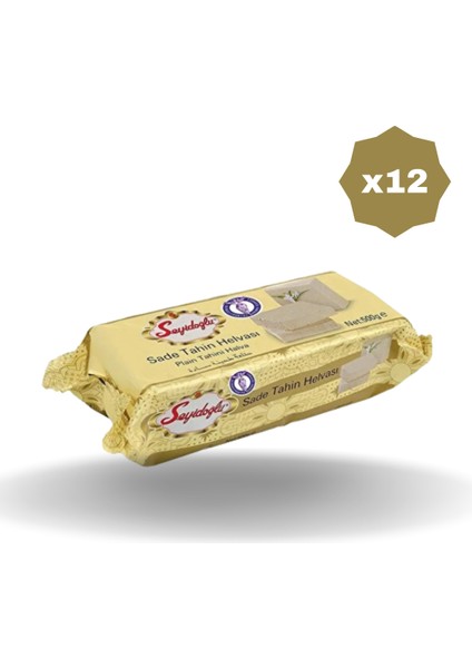 Seyıdoglu Sade Helva Tahın 500 gr - (12 Adet)