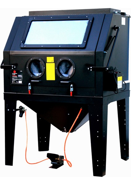 990 Litre Kumlama Makinesi Ful Set Toz Emiş Motorlu Profesyonel