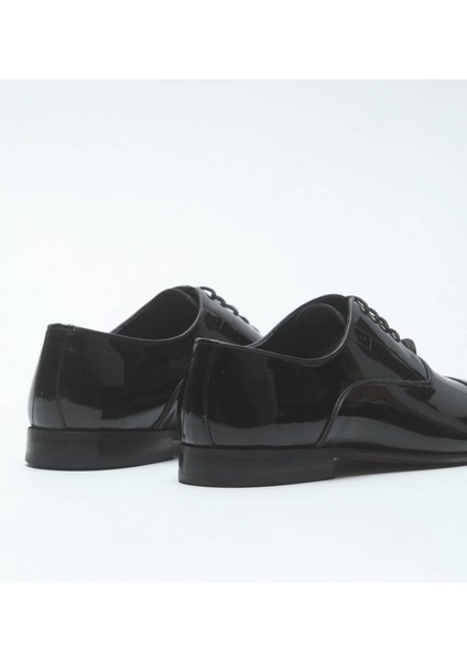 Siyah Deri Klasik Smokin Ayakkabı