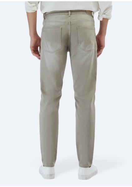 Vizon Slim Fit Denim Pamuk Karışımlı Pantolon