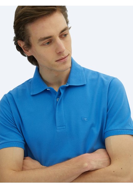 Saks Düz Polo Yaka %100 Pamuk T-Shirt indirimleri