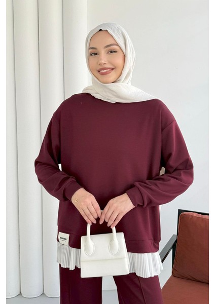 Altı Piliseli Pantolonlu Tesettür Takım indirimleri