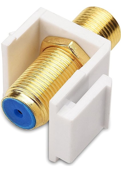 5 Paket Rg6 Keystone Jack Eki, Koaksiyel Keystone Jack Insert Cinsiyet Değiştirici (Yurt Dışından) modelleri