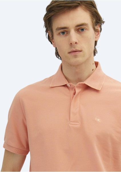 Somon Düz Polo Yaka %100 Pamuk T-Shirt fırsatları
