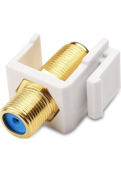 5 Paket Rg6 Keystone Jack Eki, Koaksiyel Keystone Jack Insert Cinsiyet Değiştirici (Yurt Dışından) fırsatları