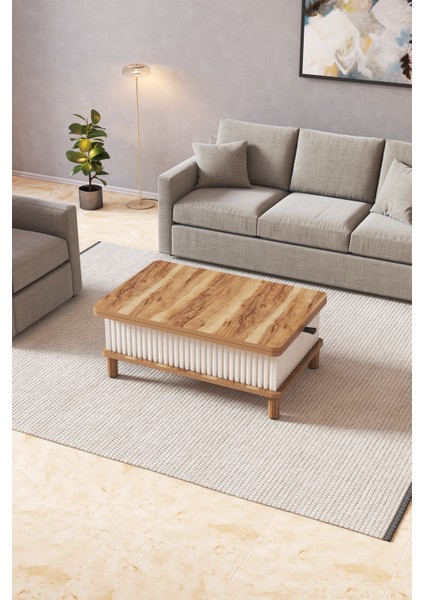 Bohem Akıllı Sehpa, Açılır Yemek Masası, Orta Sehpa, Ayaklı