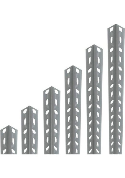 Galvaniz Çelik Raf Profil 40X40 1,0 mt 6 Adet Arşiv Rafı Depo Rafı Kiler Rafı