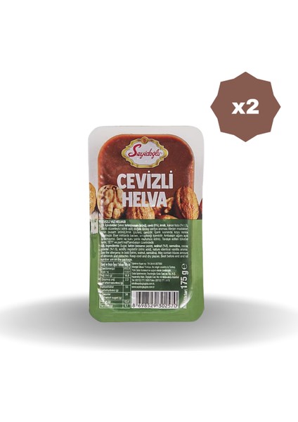Seyıdoglu Cevızli Helva 175 gr - (2 Adet)