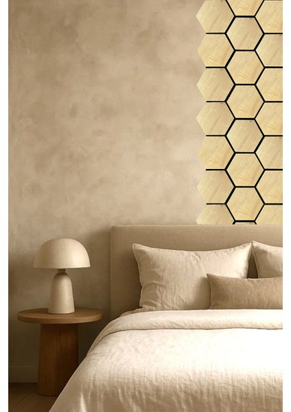 Mdf Ahşap Akustik Duvar ve Tavan Paneli Petek 60X67 cm - Meşe modelleri