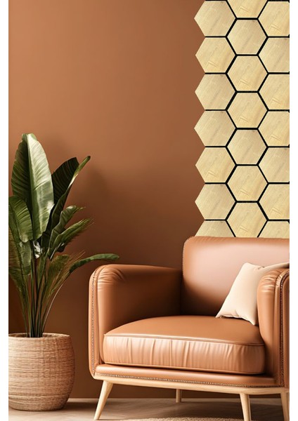 Mdf Ahşap Akustik Duvar ve Tavan Paneli Petek 60X67 cm - Meşe fırsatları