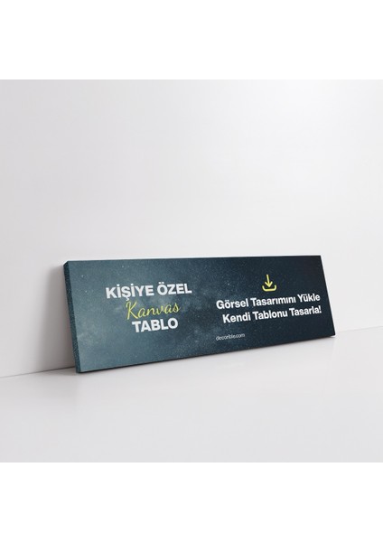 Kişiye Özel Kanvas Tablo Baskı Panoramik Yatay