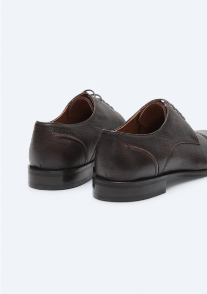 Kahverengi Deri Klasik Ayakkabı